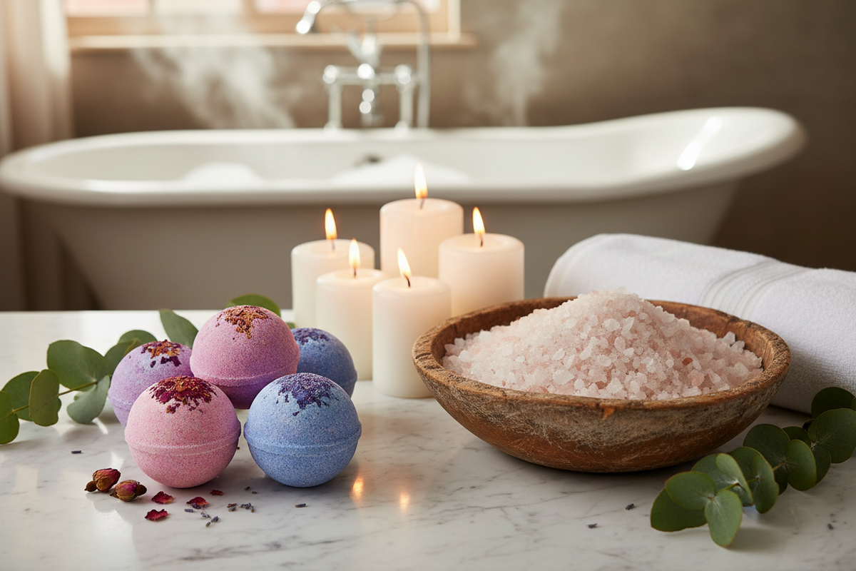 Bath Bombs vs. Bath Salts: Which Is Better for Your Home Spa?