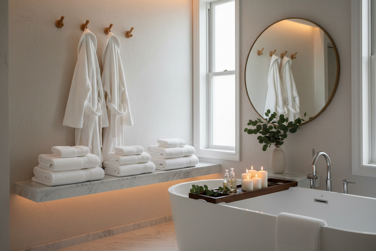 Best Robes and Towels for a Luxury Home Spa Experience