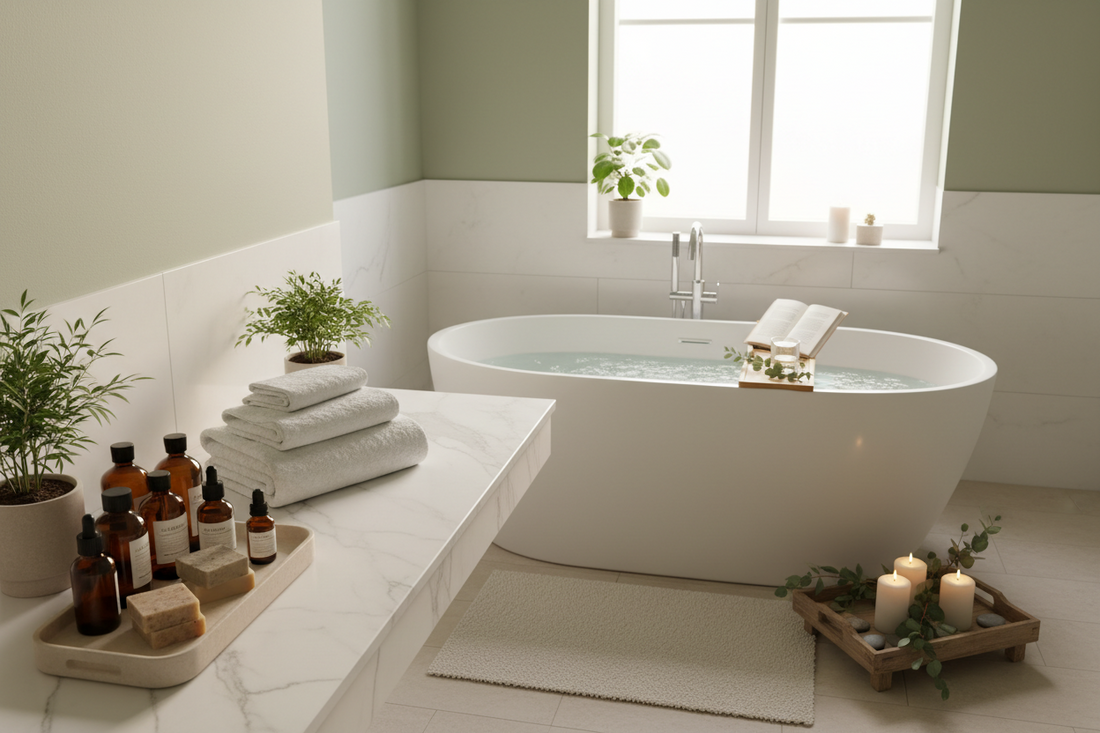 How to Organize Your Bathroom into a Home Spa Sanctuary