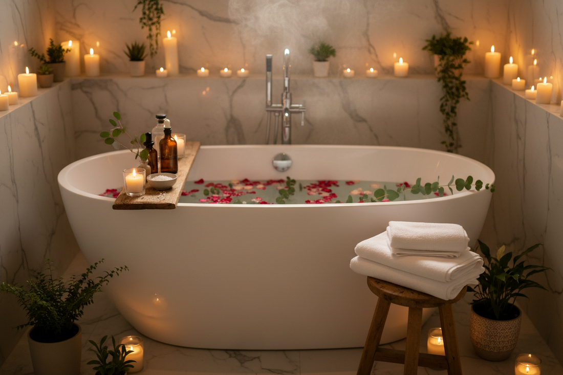 How to Turn Your Bathroom Into a Home Spa