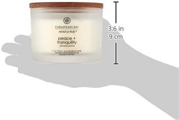 Chesapeake Bay Candle Scented Candle Peace + Tranquility 3-Wick Coffee Table Jar - Image 2