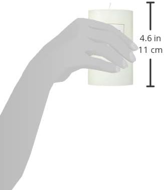 Aroma Naturals Holiday Essential Oil Vanilla & Peppermint Scented Pillar Candle - Image 12