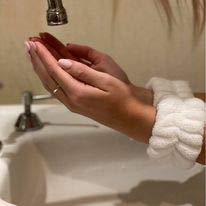 3 Piece - Original USA Spa Headband and Wrist Washband Face Wash Set - Reusable - Image 7