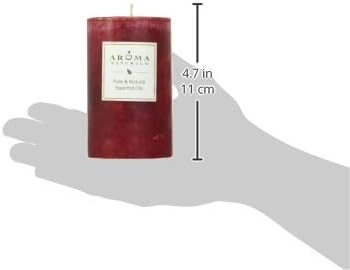 Aroma Naturals Holiday Orange, Clove and Cinnamon Essential Oil Scented Pillar - Image 13