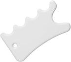 Healifty Gua Sha Board Scraping Massage Tool Ceramic Guasha Facial Board Plates by Healifty