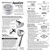 AquaCare by HotelSpa 1139 Replacement Disposable Enriched KDF Cartridge - Image 7