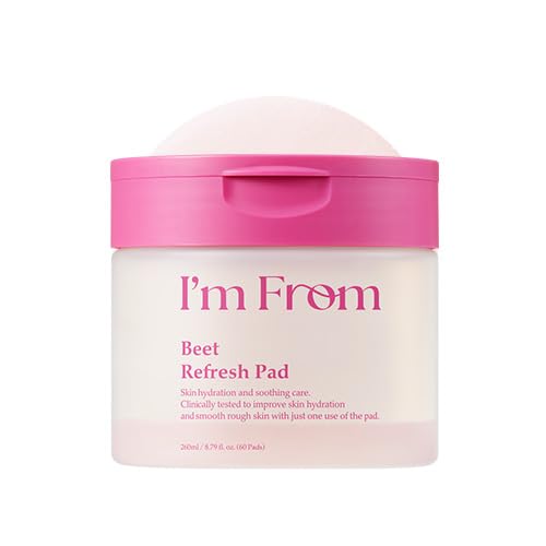 I’m From Beet Refresh Pad, Korean Hydrating Toner Pads by imfrom