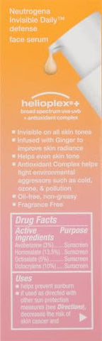 Neutrogena Invisible Daily Defense Broad Spectrum SPF 60, Antioxidants - Image 12