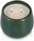 1 Pack Soy Wax Green Ceramic 2-Wick Outdoor Citronella Candles– Long Burning by ECLHTLNY