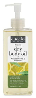 Cuccio Naturale Hydrating Dry Body Oil – White Limetta & Aloe Vera, by Cuccio