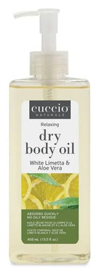 Cuccio Naturale Hydrating Dry Body Oil – White Limetta & Aloe Vera, by Cuccio