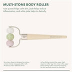 Stone Body Roller with Rose Quartz, Jade & White Jade by EcoTools - Image 5