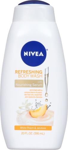 NIVEA Refreshing White Peach and Jasmine Body Wash - Image 2