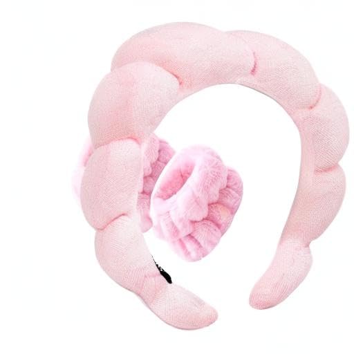 Zkptops Spa Headband for Washing Face Wristband Sponge Makeup Skincare Headband - Image 10