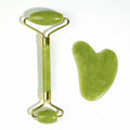 Jade Facial Roller & Gua Sha Set by Unknown