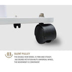 Beauty Trolley Professional Salon Spa Pedestal Rolling Cart Wheel Stand Storage - Image 6