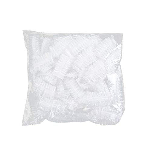 100PCS Ear Protector Caps Disposable Elastic Clear Shower Water Ear Covers Large - Image 4