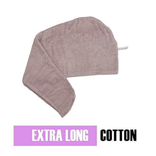 Extra Large Waffle Cotton Hair Towel Wrap - Image 6