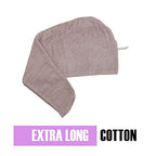 Extra Large Waffle Cotton Hair Towel Wrap - Image 6