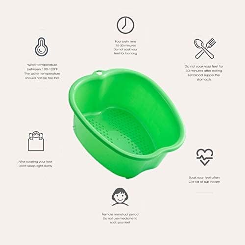 AXLOFO® Foot Soaking Bath Basin, Large Plastic Foot Soaking Tub, Feet Massage - Image 4