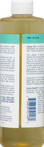 Home Health Original Castor Oil, Promotes Healthy Hair And Skin, Natural Skin - Image 3
