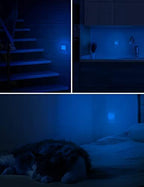 L LOHAS LED Blue Night Lights Plug into Wall 2-Pack, 0.3W Plug in Night Light - Image 5