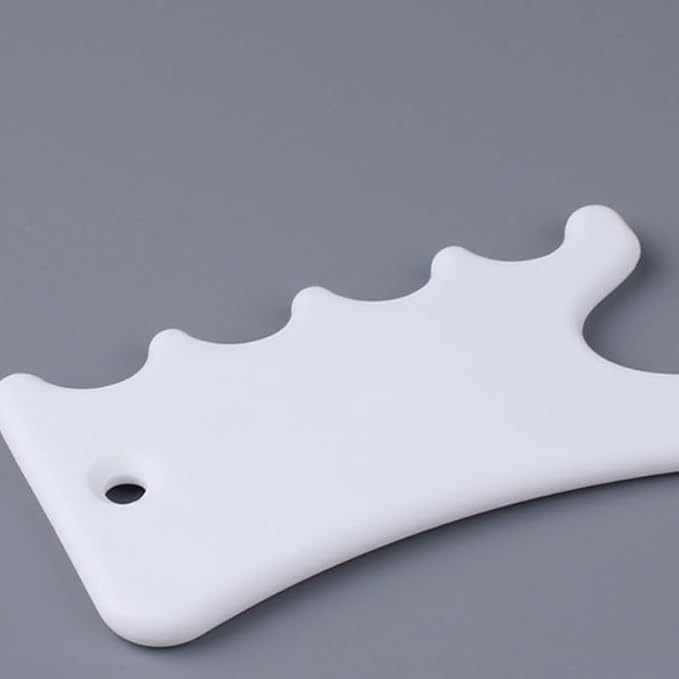 Healifty Gua Sha Board Scraping Massage Tool Ceramic Guasha Facial Board Plates - Image 6