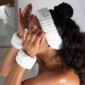 3 Piece - Original USA Spa Headband and Wrist Washband Face Wash Set - Reusable by Unknown