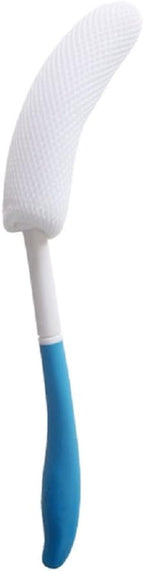 Body Back Bath Brush, Curve Long Handle Mesh Bag Sponge, Replaceable Scrubbing - Image 2