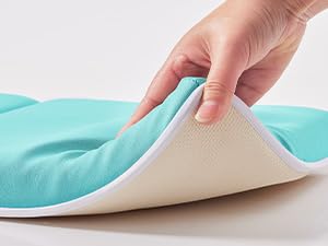 Baby Bath Kneeler and Elbow Rest Pad Set, Bath Kneeling Pad Thick Soft Quick - Image 6