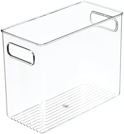 mDesign Slim Plastic Storage Container Bin - Image 4