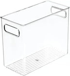 mDesign Slim Plastic Storage Container Bin - Image 4