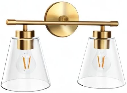 Hamilyeah Bathroom Vanity Light Fixtures Over Mirror, 2 Light Wall Light Fixture - Image 9
