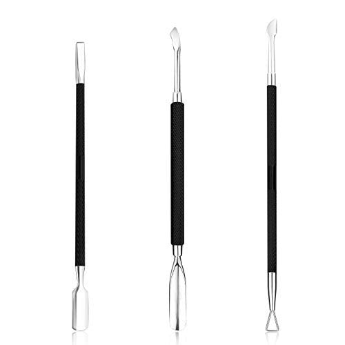 Cuticle Pusher Stainless Steel Triangle Nail Poly Gel Polish Remover Deeply by opove