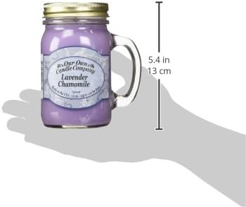 Our Own Candle Company Lavender Chamomile Scented Mason Jar Candle, 100 Hour - Image 10