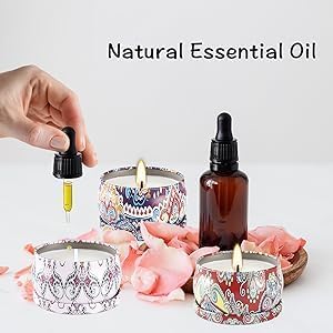 YOROXRG 24Pack Scented Candles, Soy Wax Jar Candles, Aromatherapy Candles - Image 8