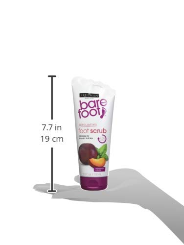Freeman Bare Foot Exfoliating foot scrub Peppermint and Plum 5.3 oz - Image 3