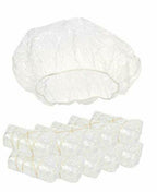 OMWAH 100 PCS Disposable Shower Caps Large Clear Waterproof Processing - Image 6