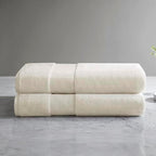 Madison Park Turkish Bath Towel Set 100% Cotton Bath Towel 600GSM Oversized - Image 2