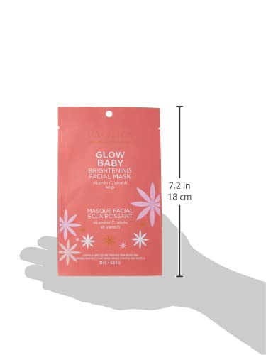 Pacifica Beauty, Glow Baby Brightening Face Mask, Sheet Mask, Vitamin C - Image 8
