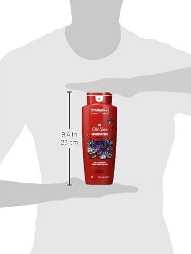 Old Spice Body Wash for Men, Nightpanther, Long Lasting Lather, 21 Fl Oz - Image 3