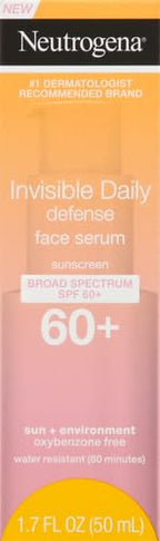 Neutrogena Invisible Daily Defense Broad Spectrum SPF 60, Antioxidants - Image 2