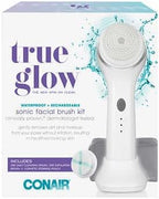 Conair True Glow Sonic Facial Brush Kit, Waterproof and Rechargeable by conair
