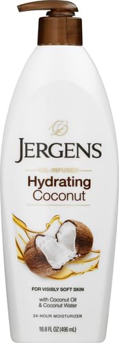 Jergens Hydrating Coconut Body Lotion, Hand and Body Moisturizer, Infused - Image 2