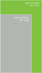 Cariloha Bath Towel |Blue Lagoon | 28"x54" | Turkish Cotton & Viscose Material - Image 7
