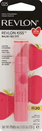 Revlon Tinted Lip Balm, SPF 20, Natural Fruit Oils | Fresh Strawberry | Pack of - Image 2
