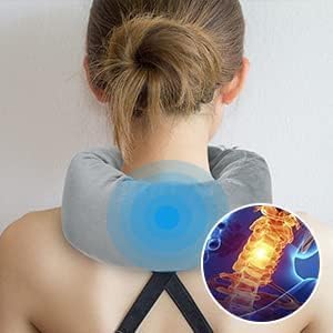 Travel Pillows, Wireless Airplane Massage Pillow Neck Support - Image 6