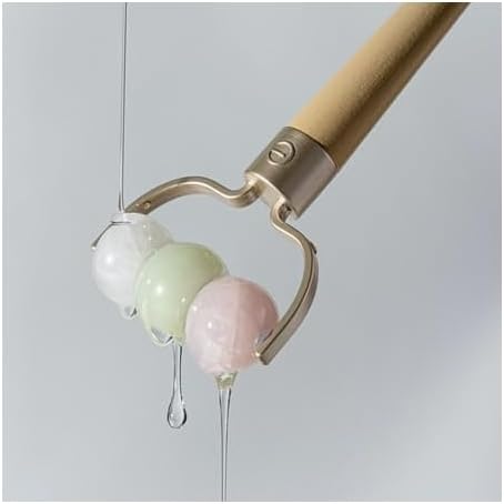 Stone Body Roller with Rose Quartz, Jade & White Jade by EcoTools - Image 8