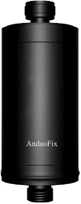 Metal Durable High Flow Shower Filter, 90% dechlorination effect, adsorbs heavy by AndaoFix