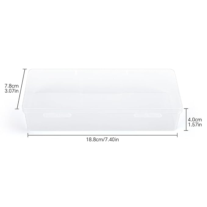 Transparent Box Storage Case for Nail Art Equipment Manicure Tool Organzing - Image 3